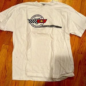 Never worn Corvette Club of America T shirt